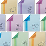 Lot TreVee 10 lingettes microfibre multicolores, nettoyages rapides pour lunettes et écrans.