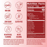 Pochette TREVI cerise citron vert hydratation pratique en déplacement