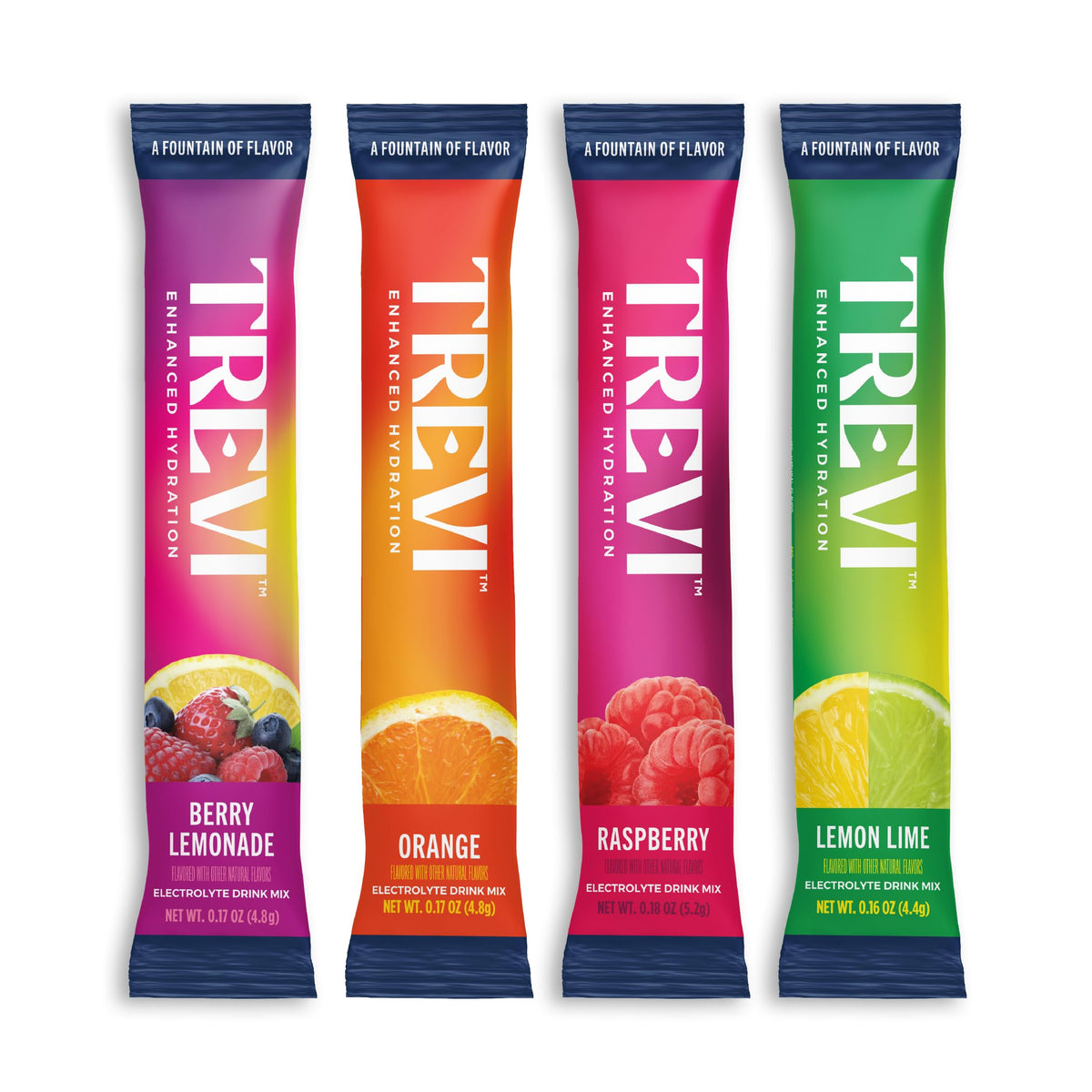 TREVI Électrolytes sans sucre, poche citronnade-baies : hydratation savoureuse au quotidien