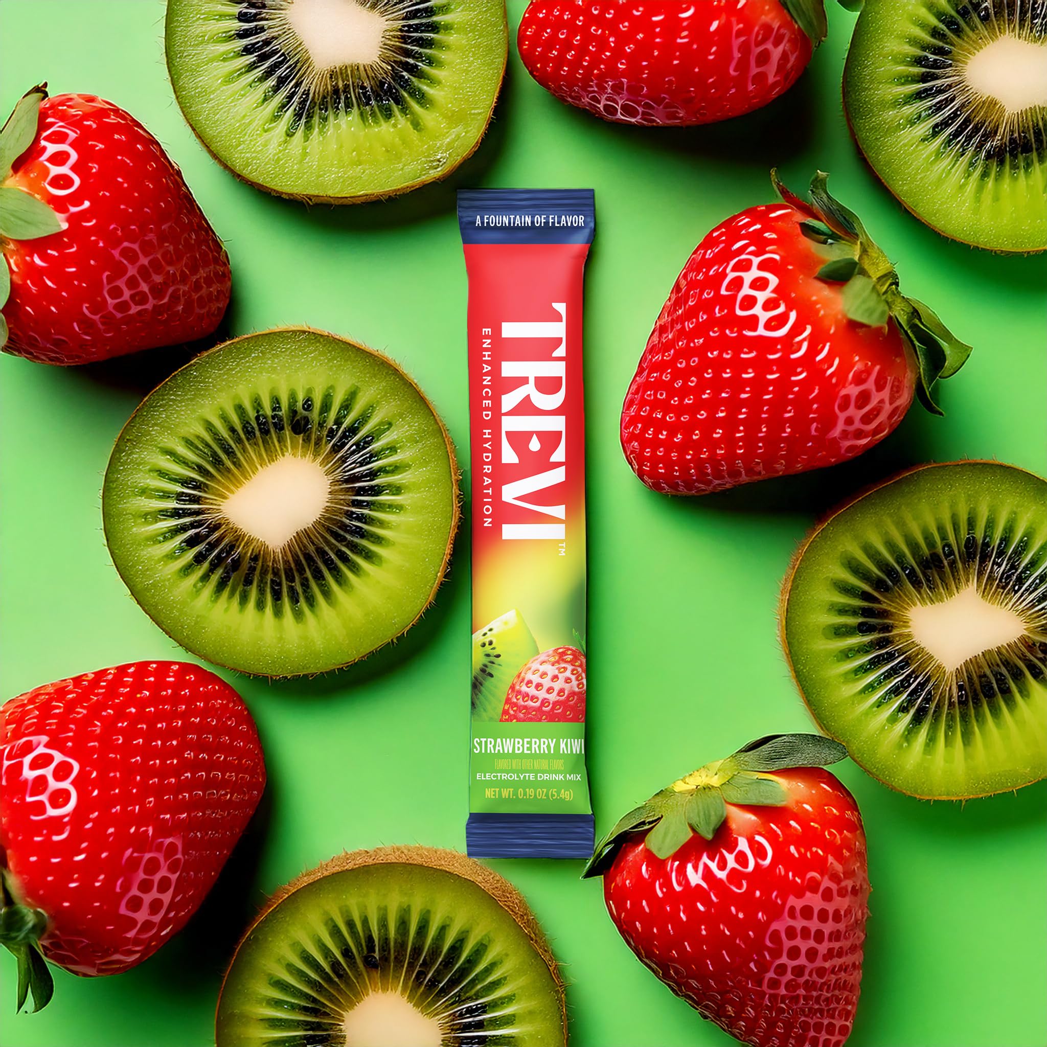 TREVI poudre hydratation sans sucre goût Fraise Kiwi