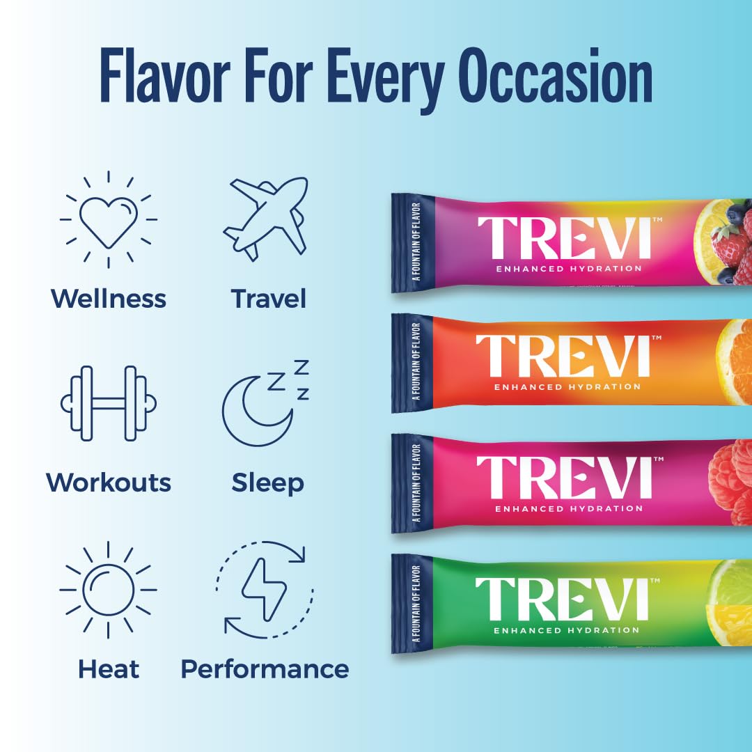 TREVI Électrolytes sans sucre sachet individuel prêt à l'emploi