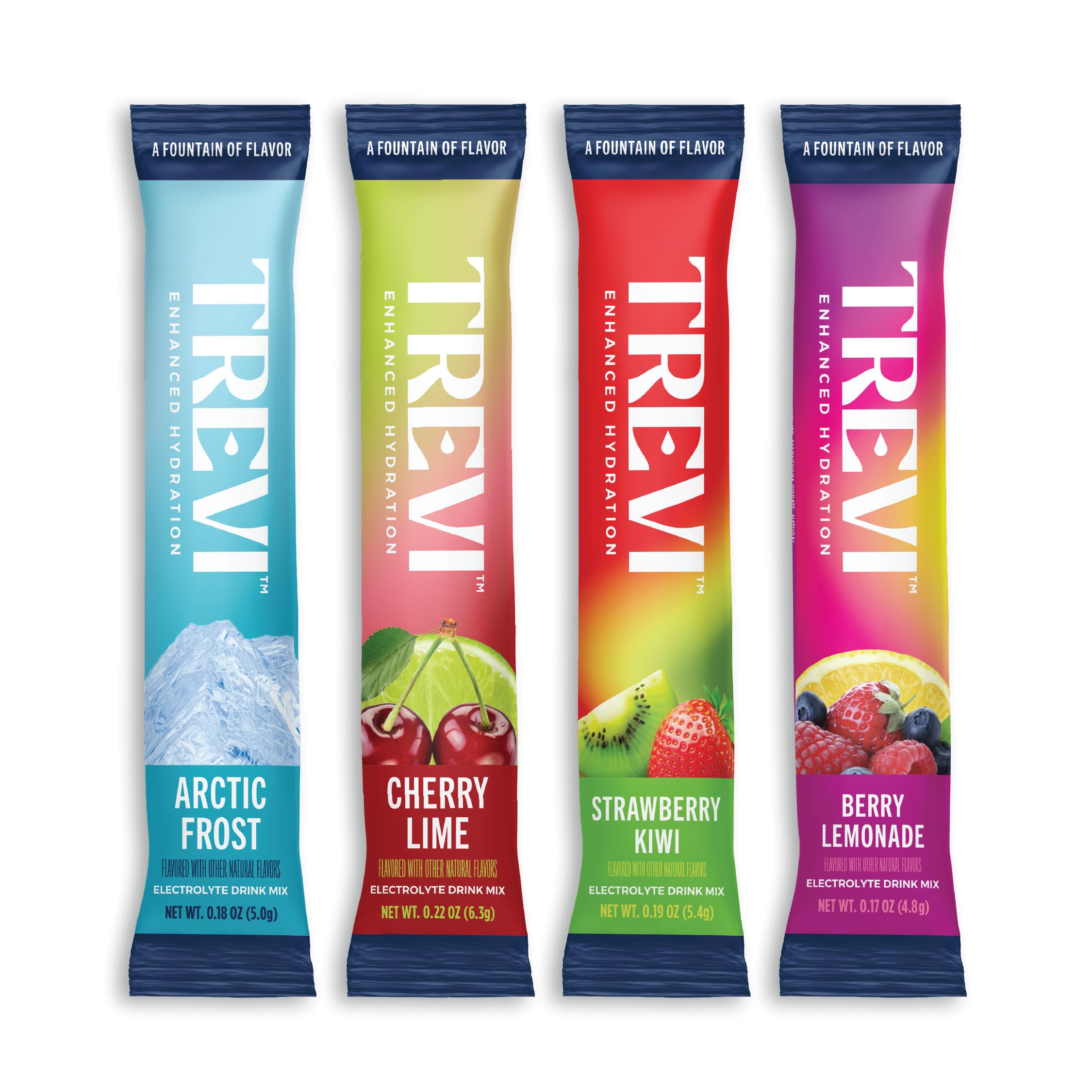 TREVI Électrolytes sans sucre, saveur cerise-citron vert, hydratation quotidienne sans sucre