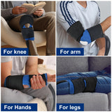 Pads glace articulés pour genou et articulations adjacentes
