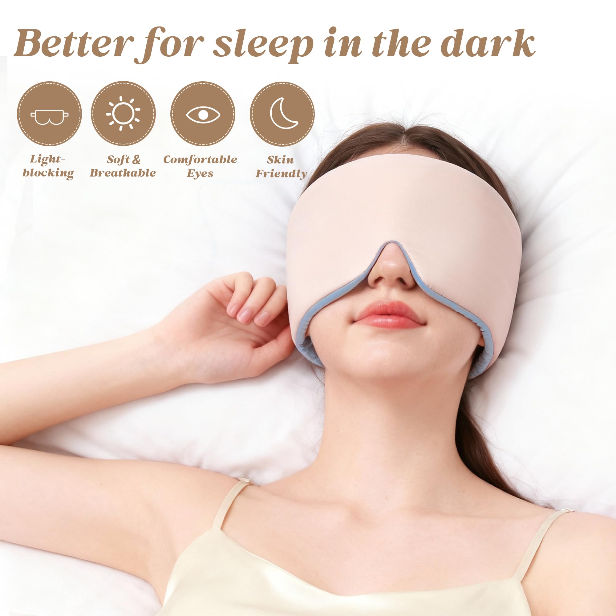 Masque Tri-tra design, pression zéro pour repos profond et détendu