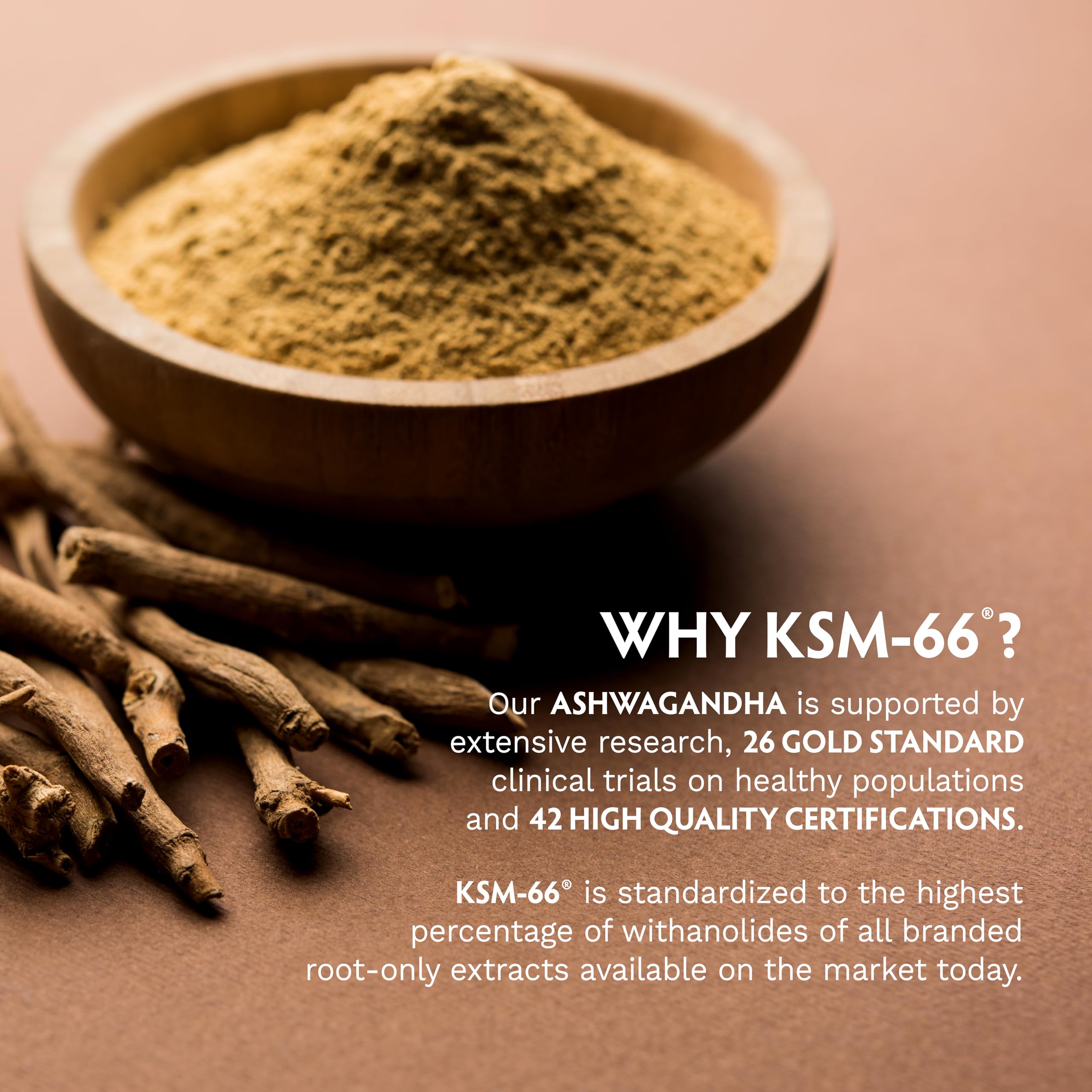 TRIBE ORGANICS Ashwagandha withanolides 5 % – standardisation fiable des actifs.