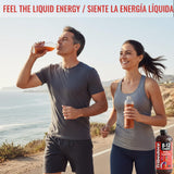 Verre avec Tribedoce B12 Complexe et jus, ingestion simple.