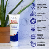 TriDerma Crème Eczéma emballage deux tubes prêt à l’emploi.