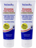 TriDerma Crème Eczéma bouteille-pack de deux, hydratation apaisante pour peau sensible.