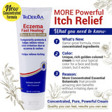 TriDerma Crème Eczéma texture crème prête à l’application visage.