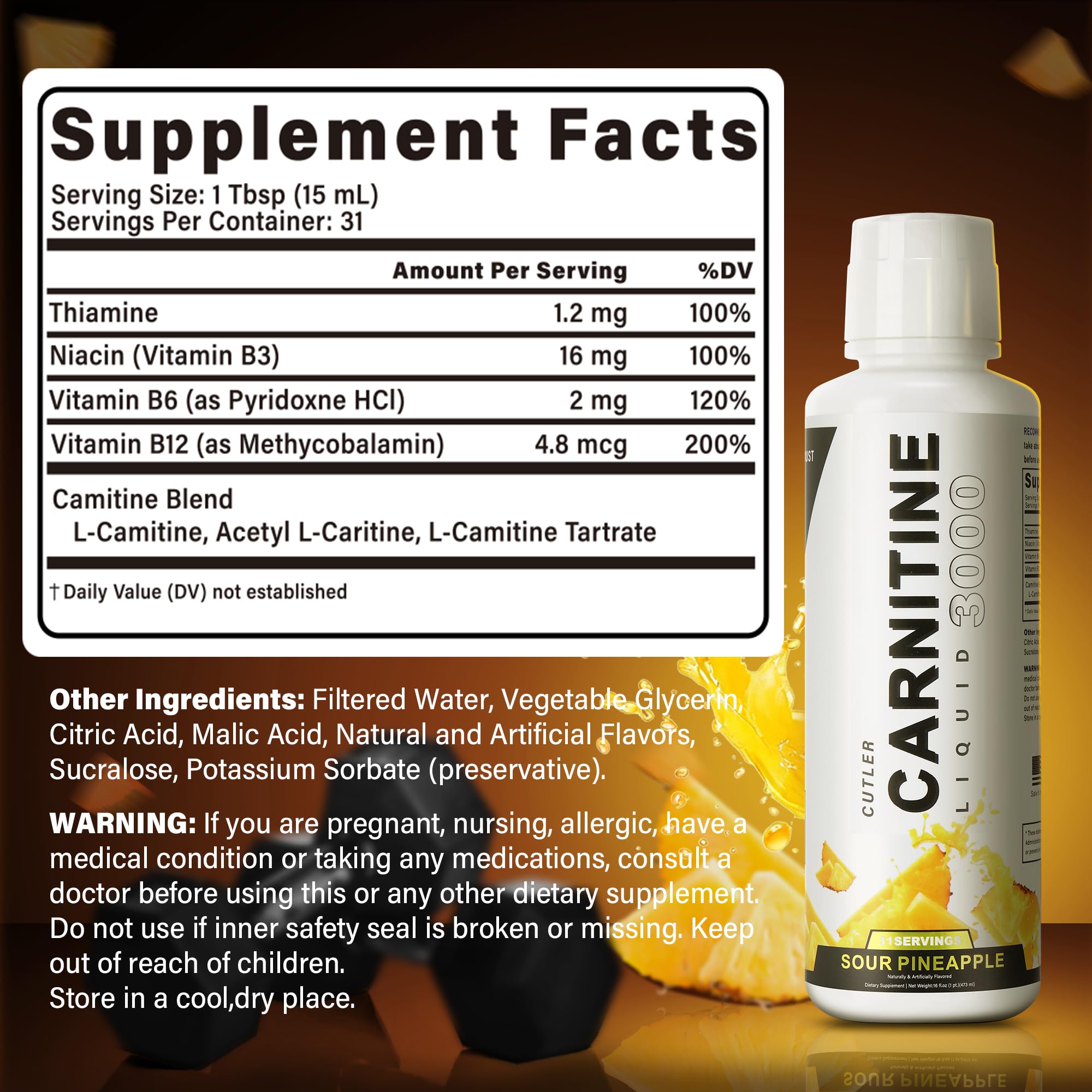 Trihood Liquid L-Carnitine montre l’absorption rapide, idéale avant l’entraînement.