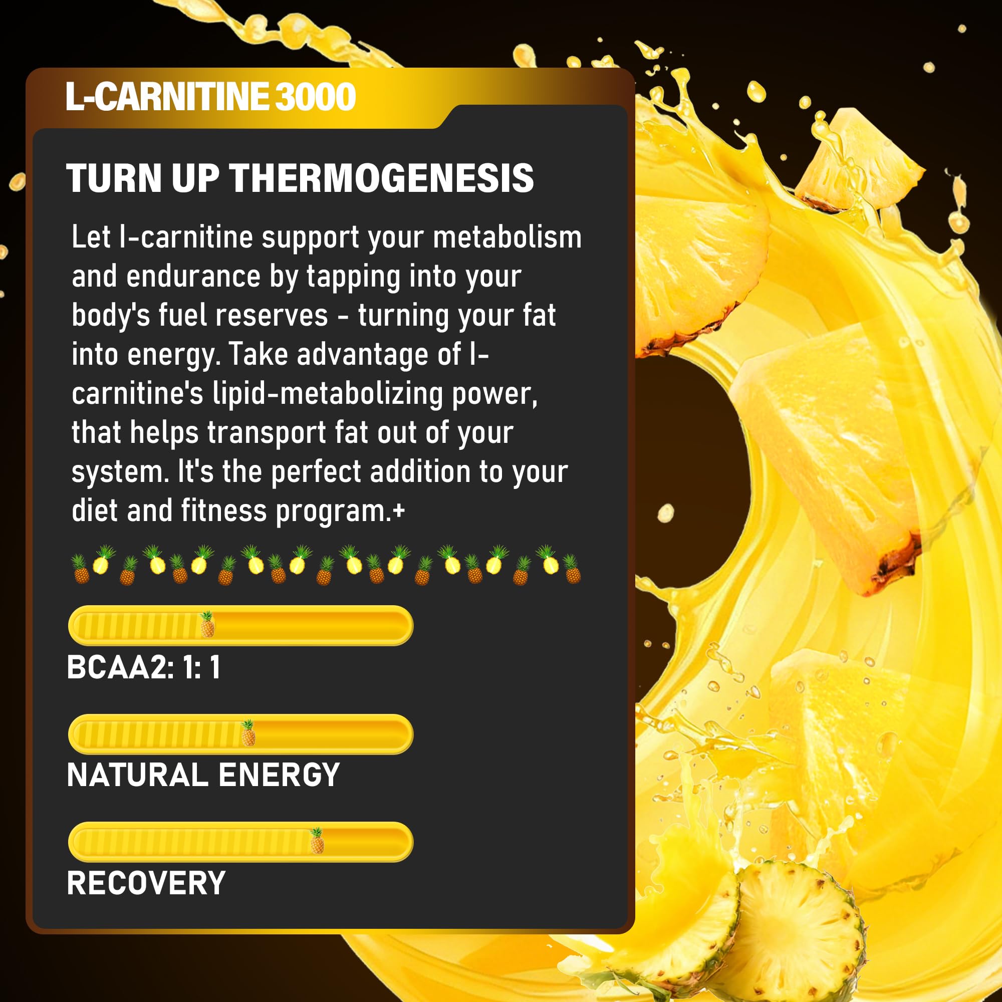 Trihood Liquide L-Carnitine 3-en-1 favorise énergie durable et endurance.