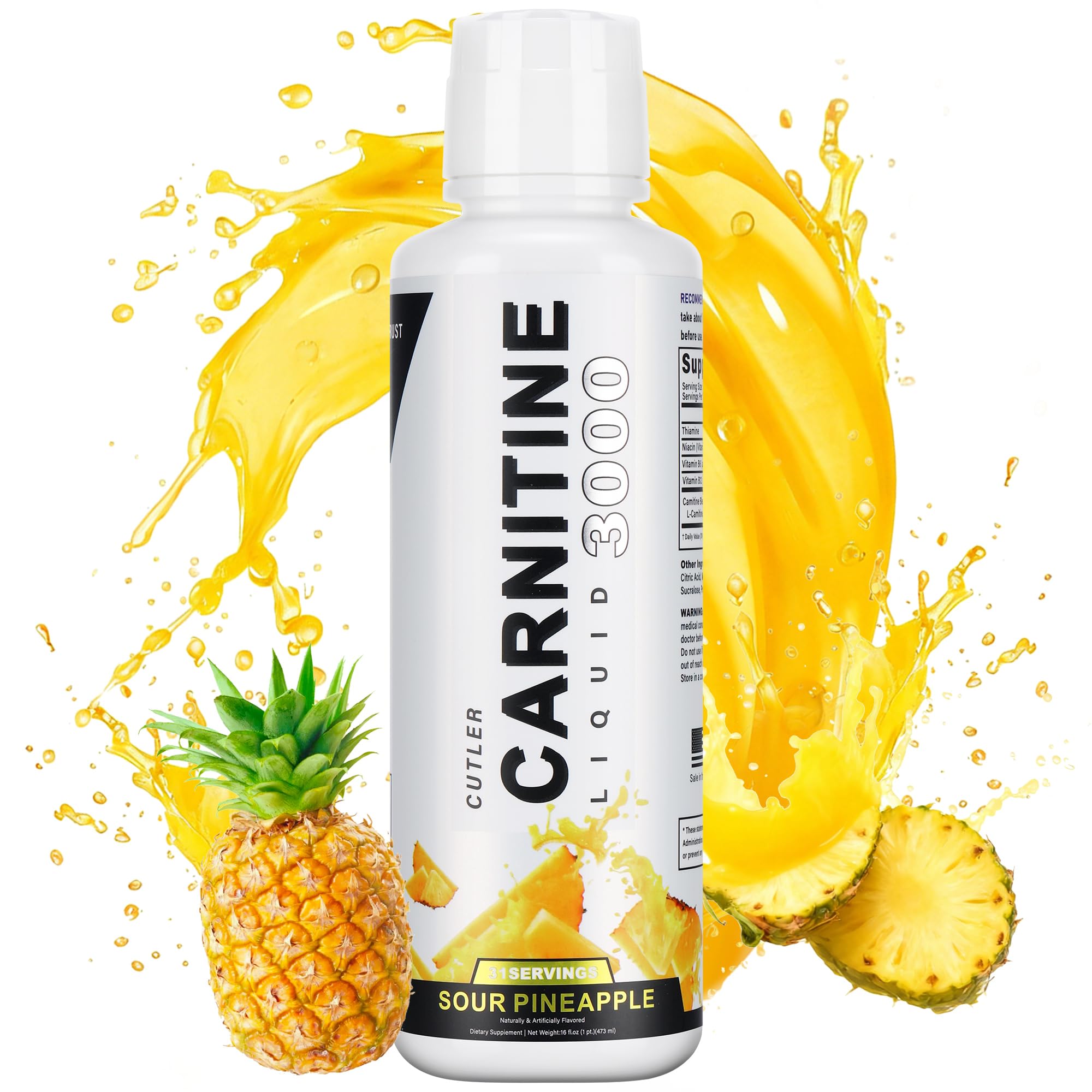 Trihood L-Carnitine 3000 en flacon, énergie rapide et absorption optimisée.