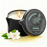 TRINIDa Bougie Massage Jasmin – expérience sensorielle chaude et hydratante pour le massage.