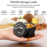 TRINIDa huile massage soja coco, peau hydratée sans gras