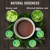 Nutra-Slim Tea – Infusion à base de séné et mauve, soutien digestif doux.