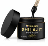 Trisundi résine Shilajit Himalayenne 50 g, énergie durable et vitalité.