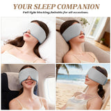 Tri-tra masque yeux gris, lavage délicat pour longue durée d’utilisation.