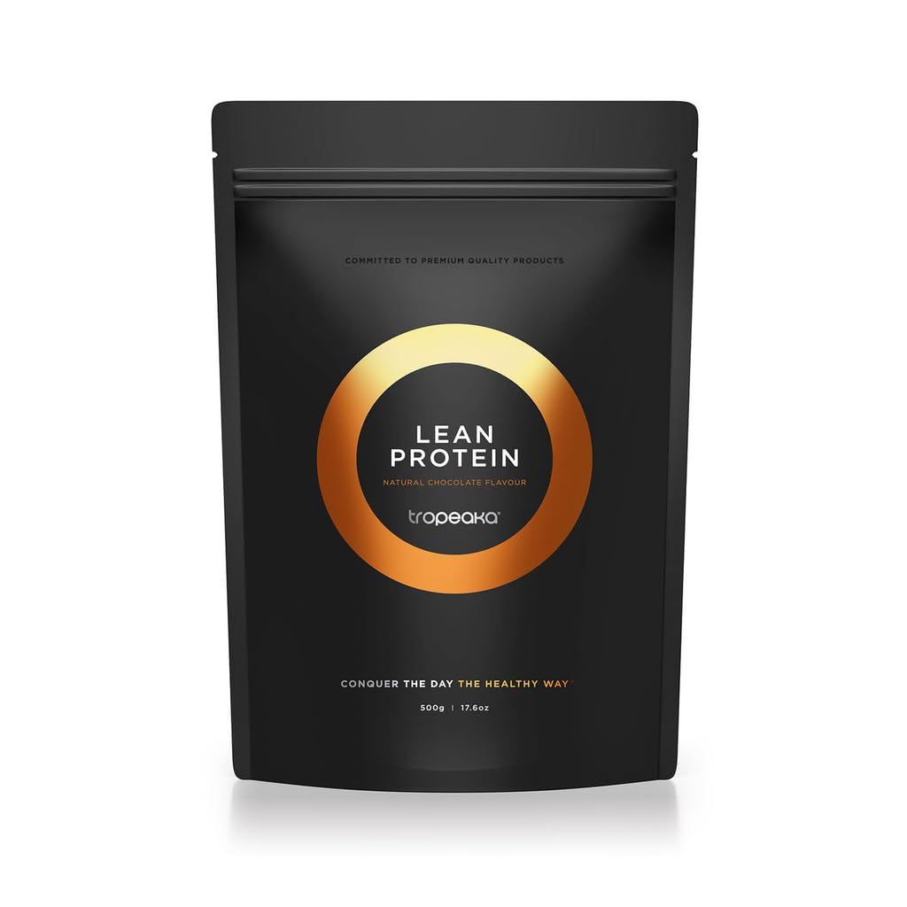 Poudre Tropeaka Lean Protein Chocolat pour soutien musculaire et énergie durable.