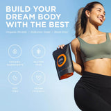 Shaker Tropeaka Lean Protein Chocolat accessoire pratique pour boire protéiné.
