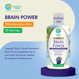Brain Power Tropical Oasis: emballage certifié GMP et fabrication américaine.