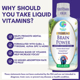 Brain Power Tropical Oasis: sans additifs, sans OGM, option vegan et sans gluten.
