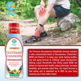 Tropical Oasis: ingrédients clés glucosamine-chondroïtine-msm pour le soutien des articulations.