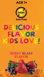 Saveur fruits rouges Tropical Oasis, parfait pour encourager la prise quotidienne.