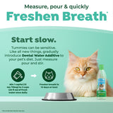 TropiClean — eau dentaire chat sans goût ni odeur.