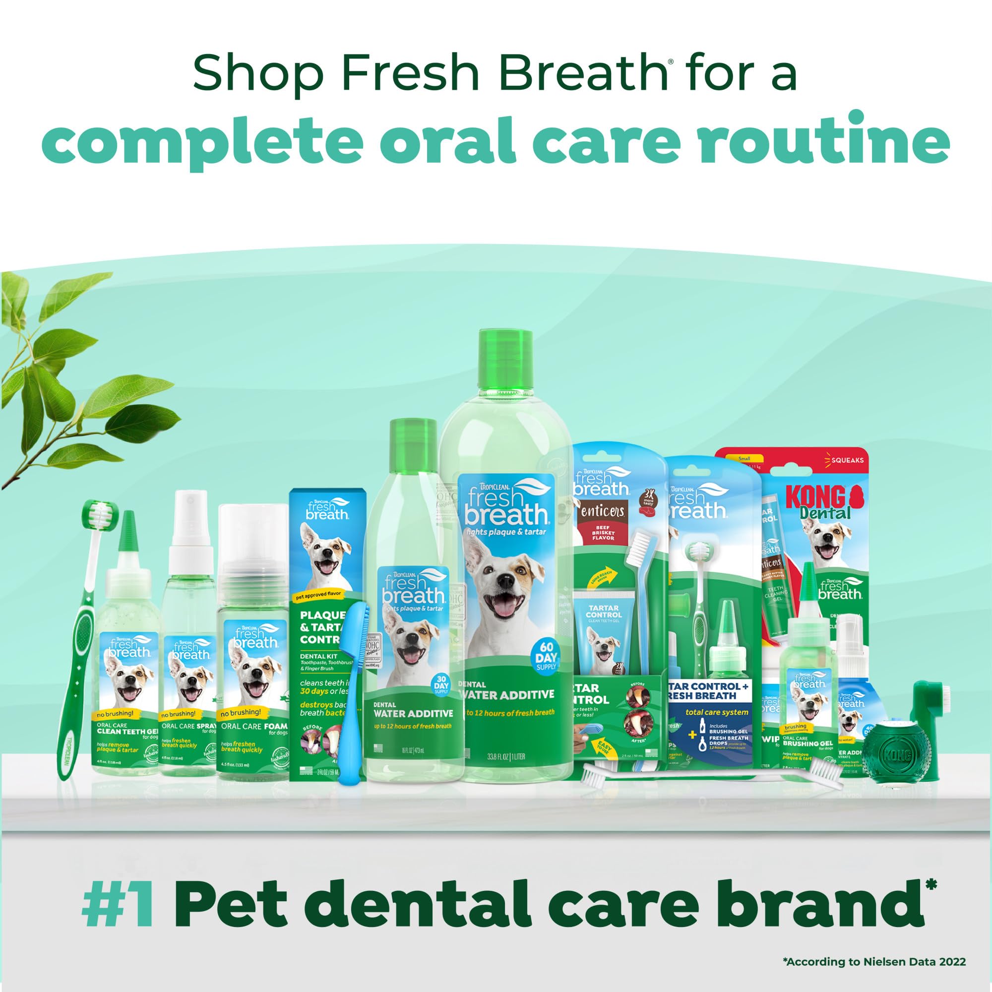 TropiClean — ingrédients naturels pour haleine saine chez le chat.