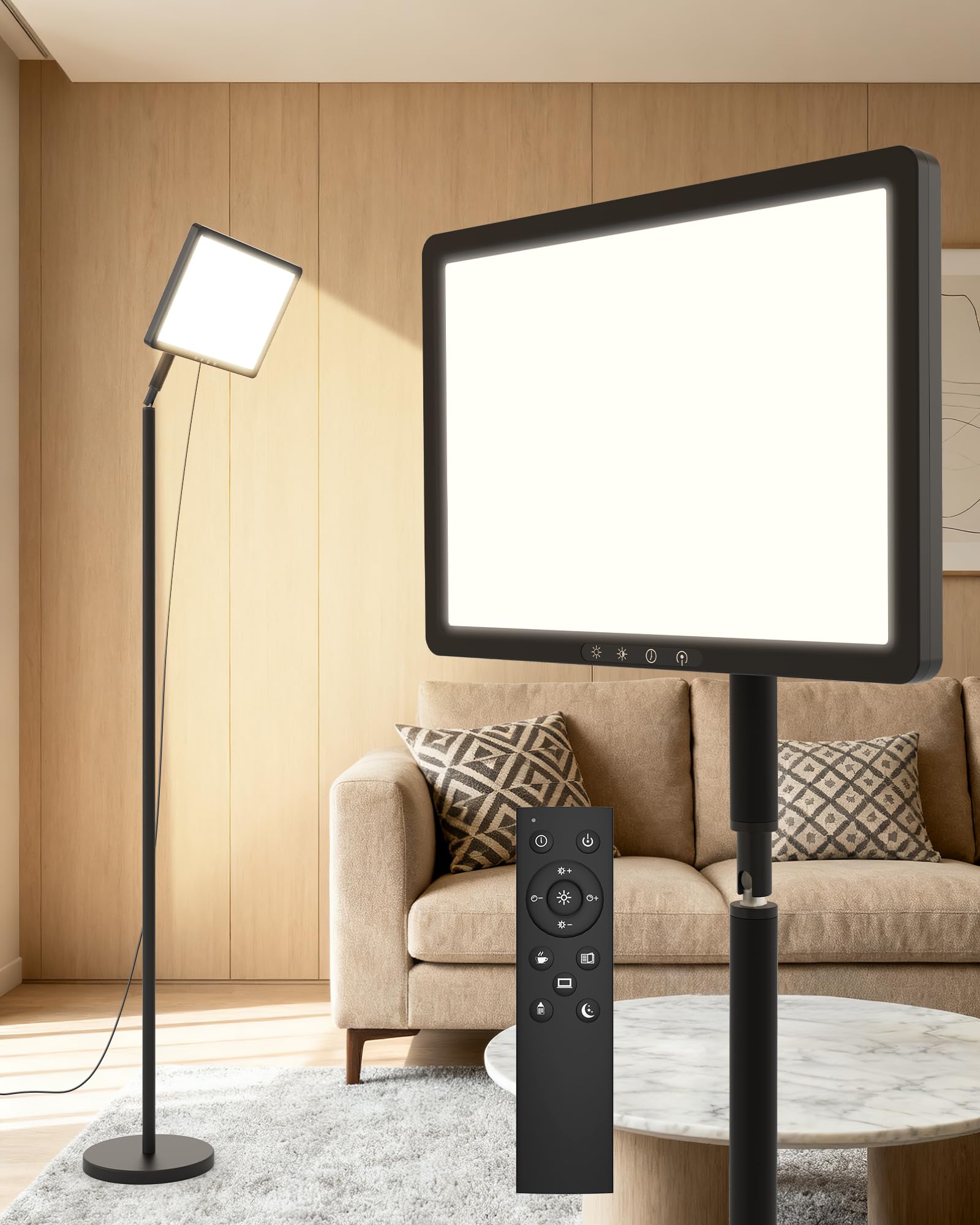 Lampe TroupePal montrant le spectre lumineux complet pour éclairage intérieur sans UV.