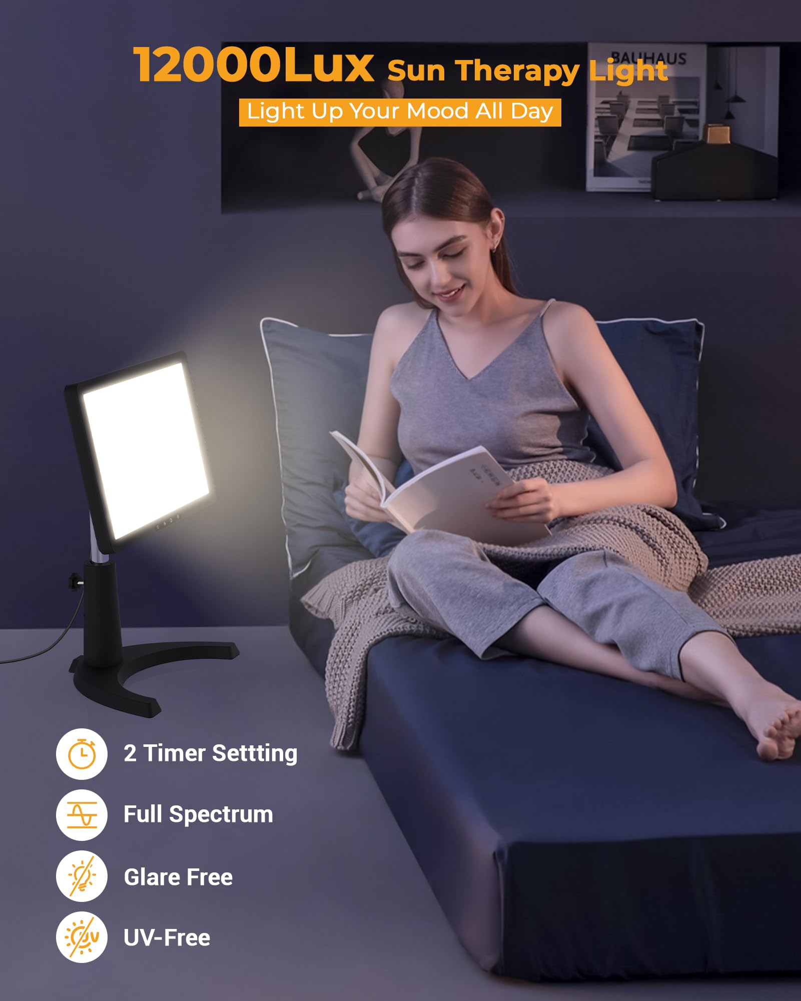 Lampe TroupePal 3-en-1, bureau avec panneau amovible pour plus de flexibilité.