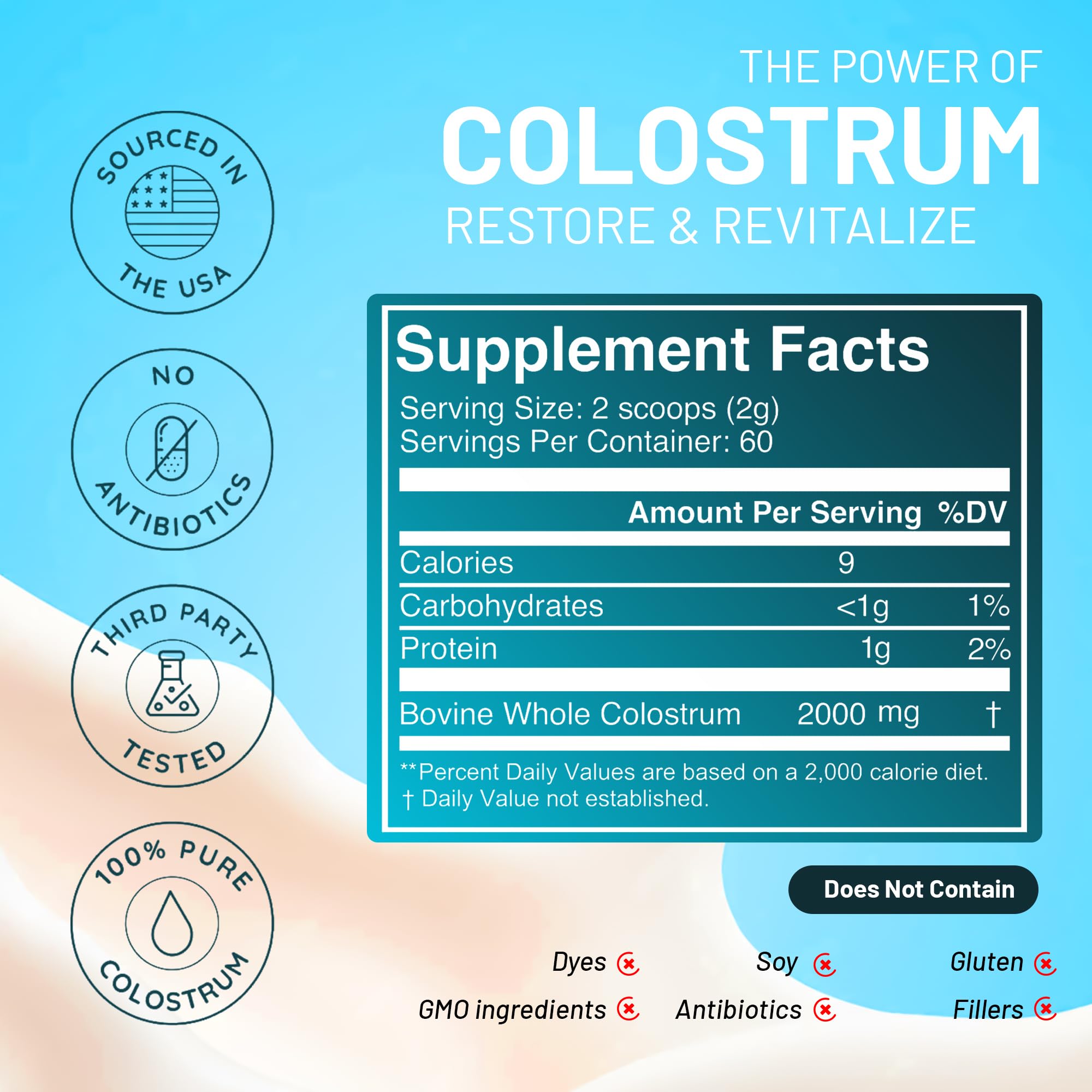 TROVICA Colostrum poudre-origin-herbe : production respectueuse des animaux nourris à l'herbe.