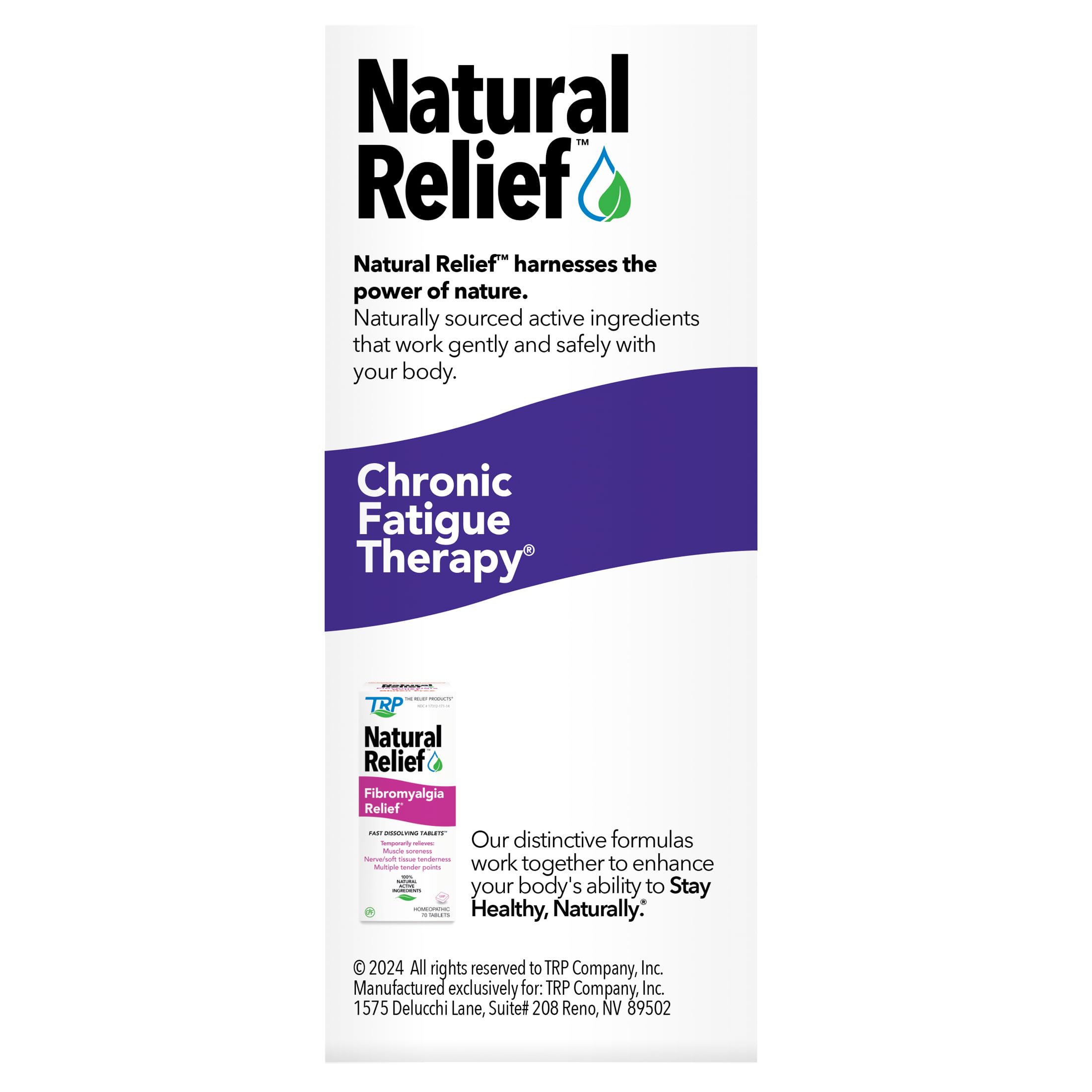 TRP Relief – Ingrédients naturels pour un soutien multi-symptômes.