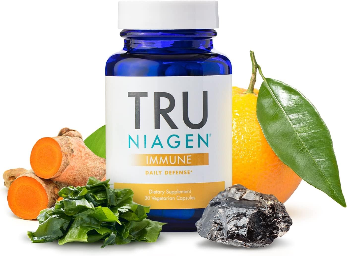 TRU NIAGEN Immune – bouteille en vedette, soutien quotidien grâce au NAD+ boost.