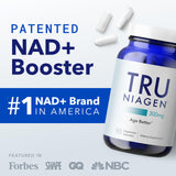 TRU NIAGEN – Label explicatif, informations sur le produit et ses usages potentiels.