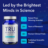 Capsules TRU NIAGEN PRO, facilité d'ingestion et soutien potentiel à l'énergie cellulaire.