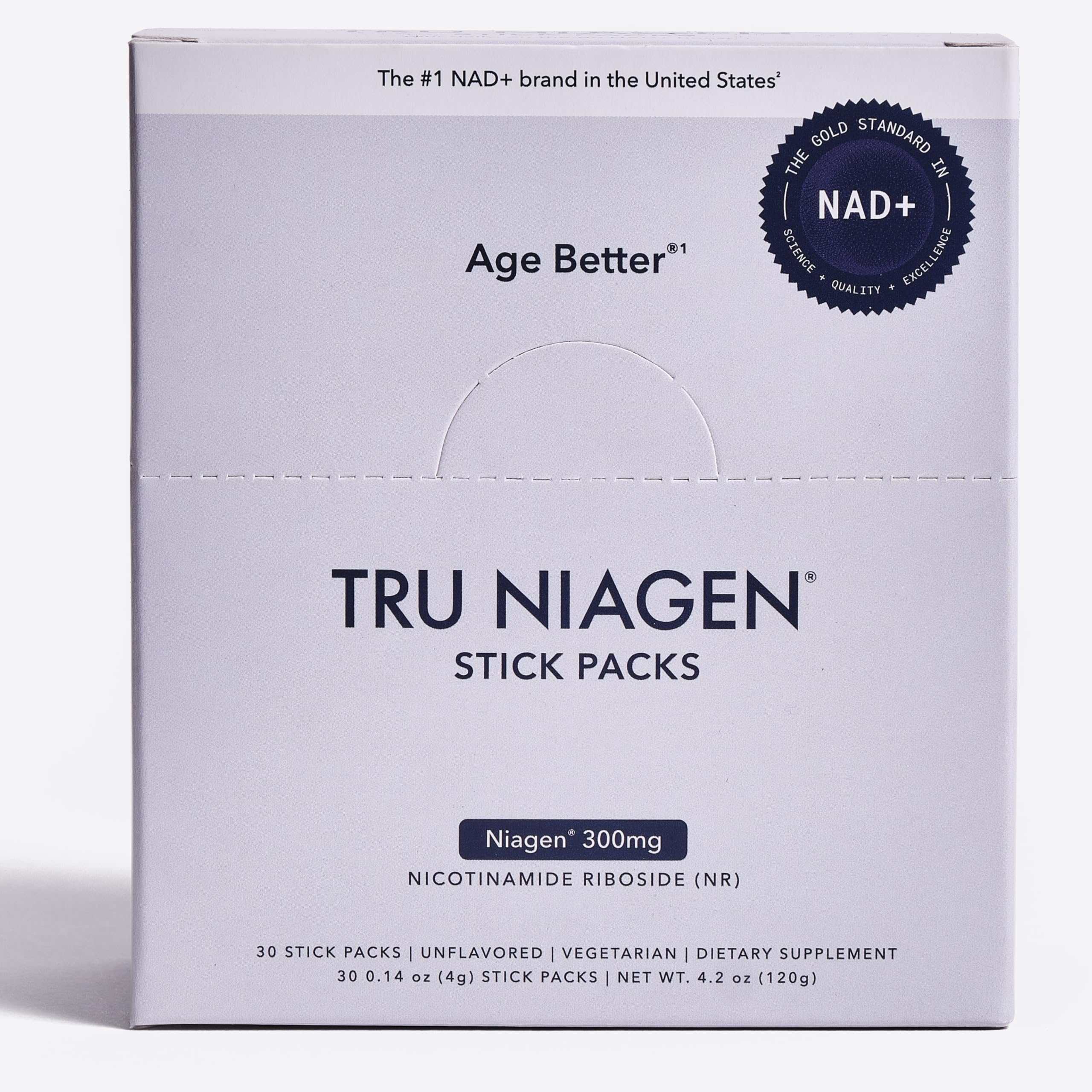 TRU NIAGEN énergie cellulaire : sticks faciles à mélanger dans une boisson