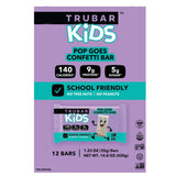 TRUBAR texture douce et confettis colorés, moment snack amusant.
