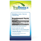 TruBiotics, bouchon et emballage, formulation sans produits laitiers et adaptée à l'immunité.