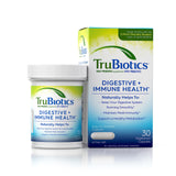 TruBiotics: bouteille-probiotiques digestifs pour soutien potentiel à la digestion et au bien-être intestinal.