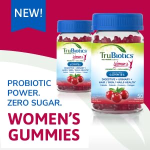 Texture douce et couleur rouge des bonbons TruBiotics pour plaisir quotidien