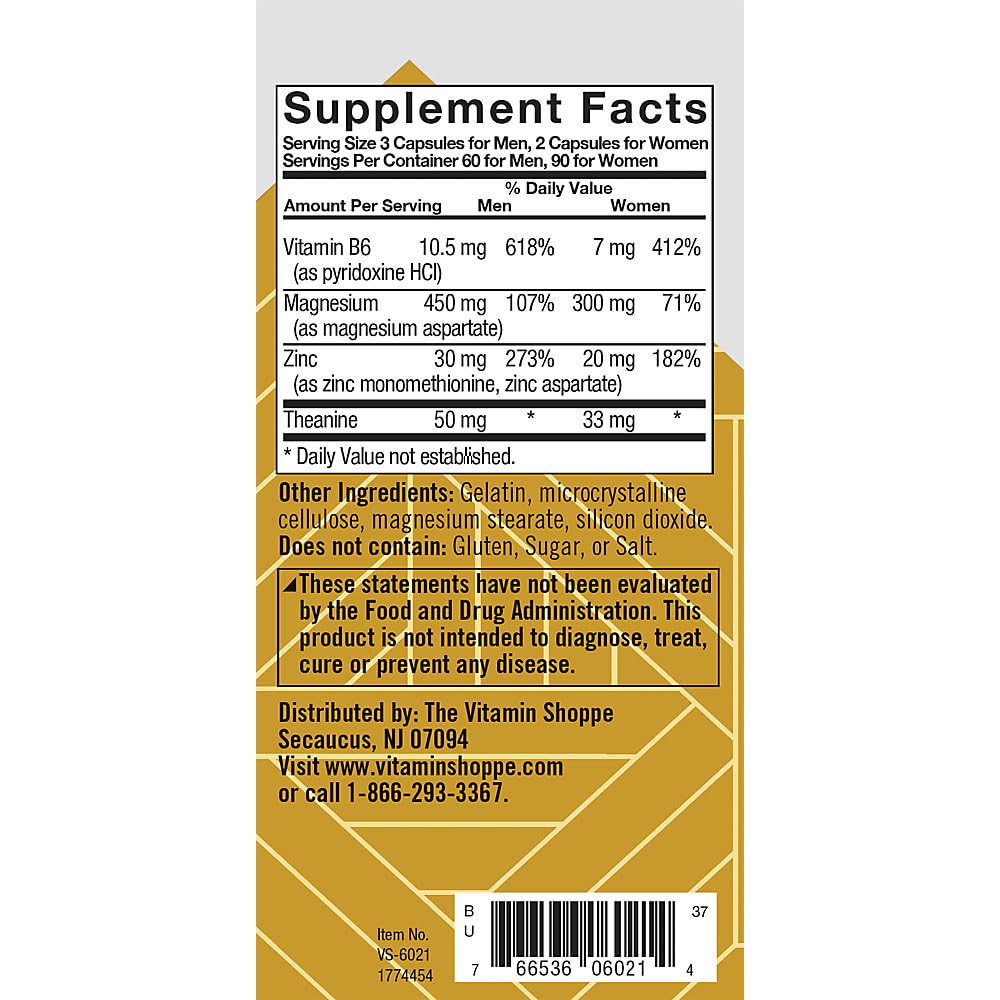 True Athlete ZMA étiquette nutrition fournit des informations claires sur les ingrédients.