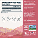 Dose de FuelHer RapidMix Créatine prête à mesurer la portion.