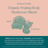 Mélange champignons bio True Grace pour potentiel soutien immunitaire et vitalité.