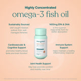 True Grace Omega-3: traçabilité Pollock pour origine responsable.