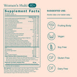 Flacon True Grace One Daily Femmes Probiotiques, capsules végétariennes, digestion et équilibre possibles.