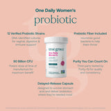 True Grace One Daily Probiotique – emballage: transparence sur les ingrédients et les quantités.