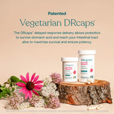 True Grace One Daily Probiotique – capsules protégées: meilleure survie face à l'acide gastrique.