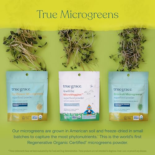 True Grace poudre végane et sans gluten, adaptée à divers régimes.