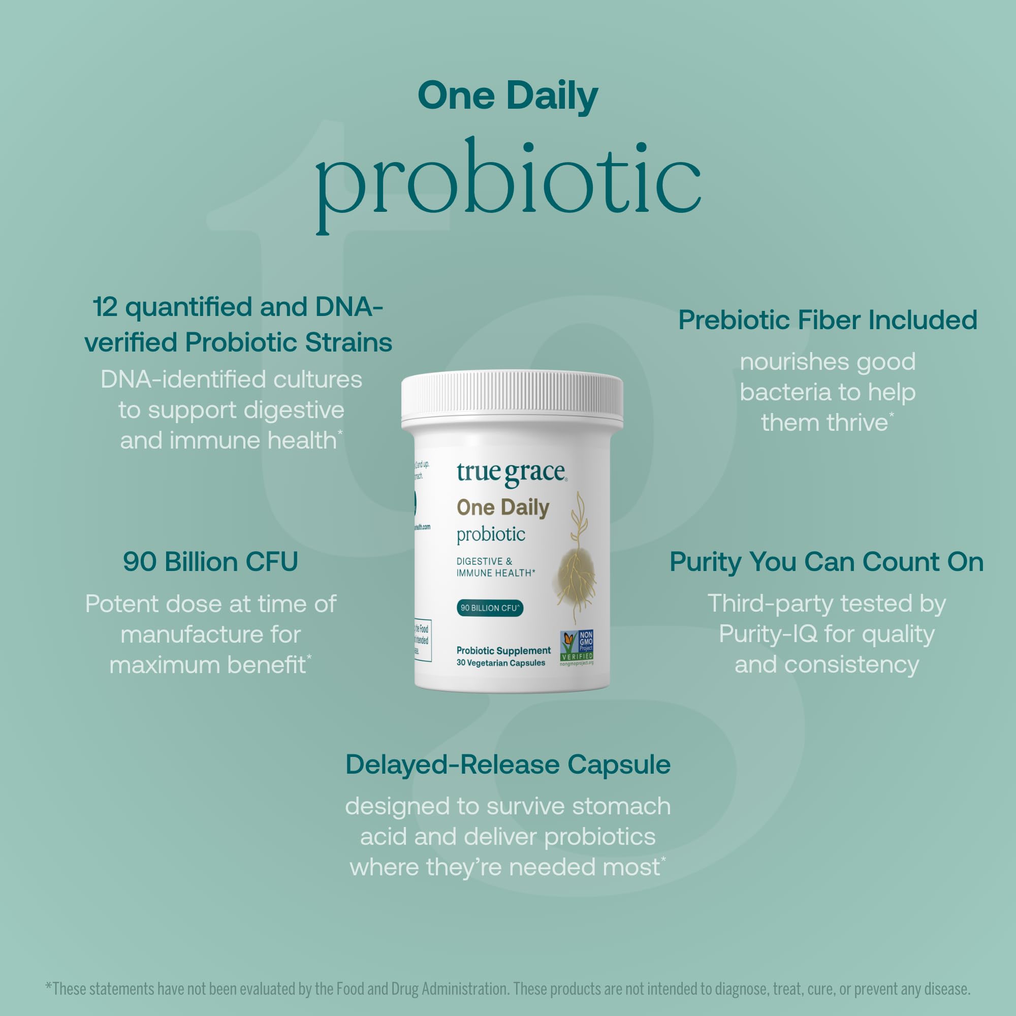 True Grace Prébiotique Acacia fibre – soutien doux pour la digestion et le confort.